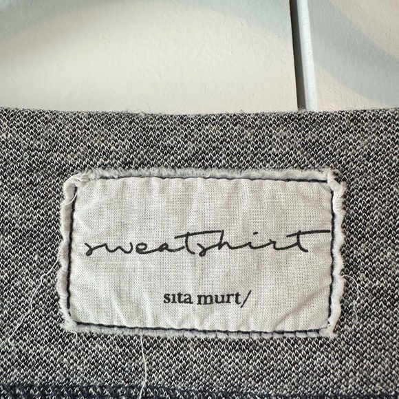 Sita Murt Sweatshirt Jacquard Blue and Gray (Size L) - Picture 3 of 9